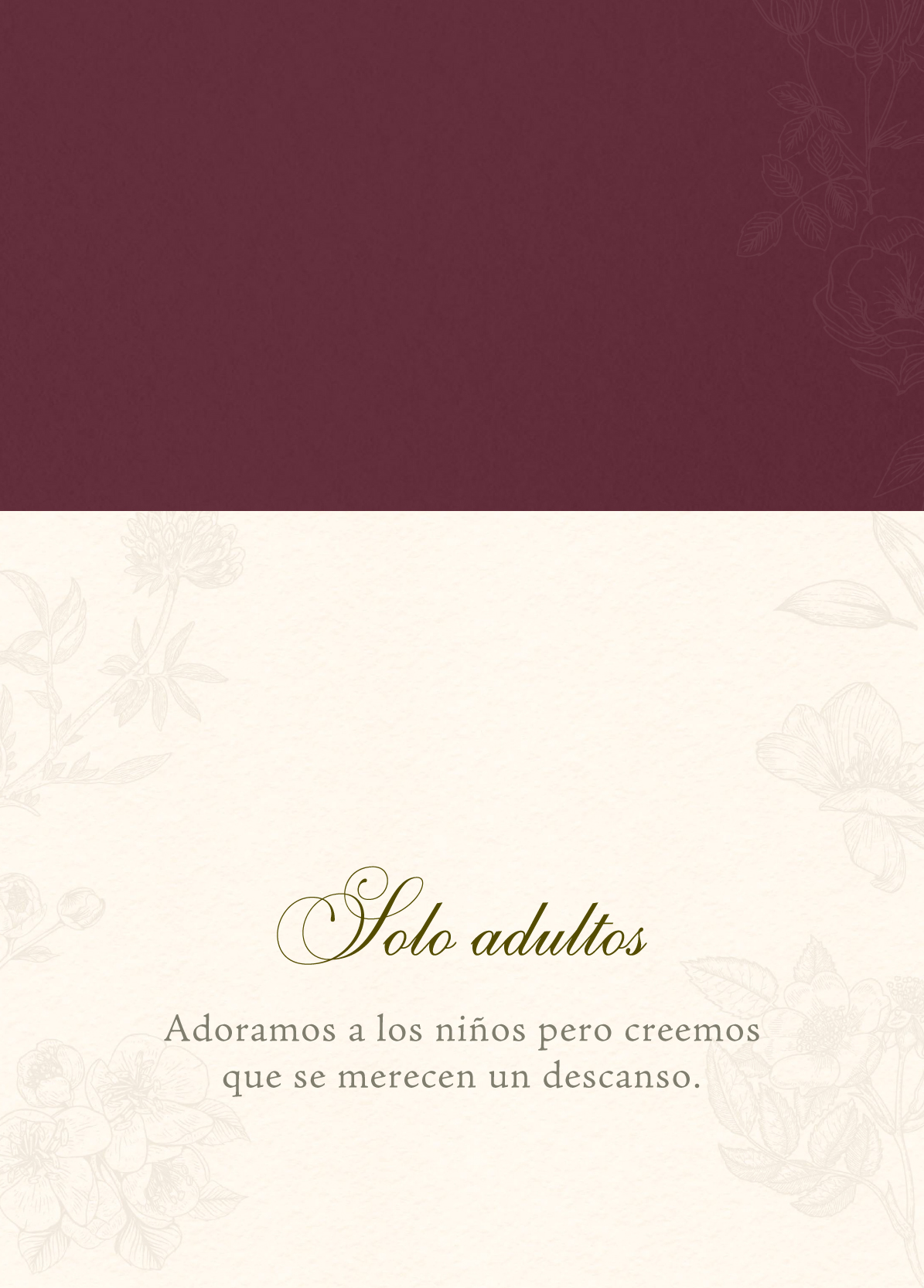 Fondo sección extra